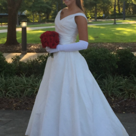 AUSTIN SCARLETT CHARLOTTE AS58 X WEDDING DRESS sz8 - Picture 7 of 13